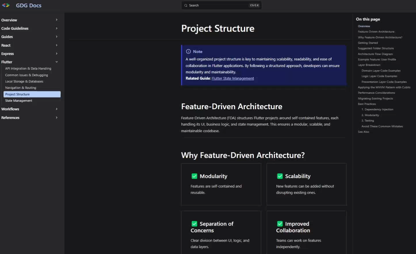 Flutter Docs – GDG Algiers